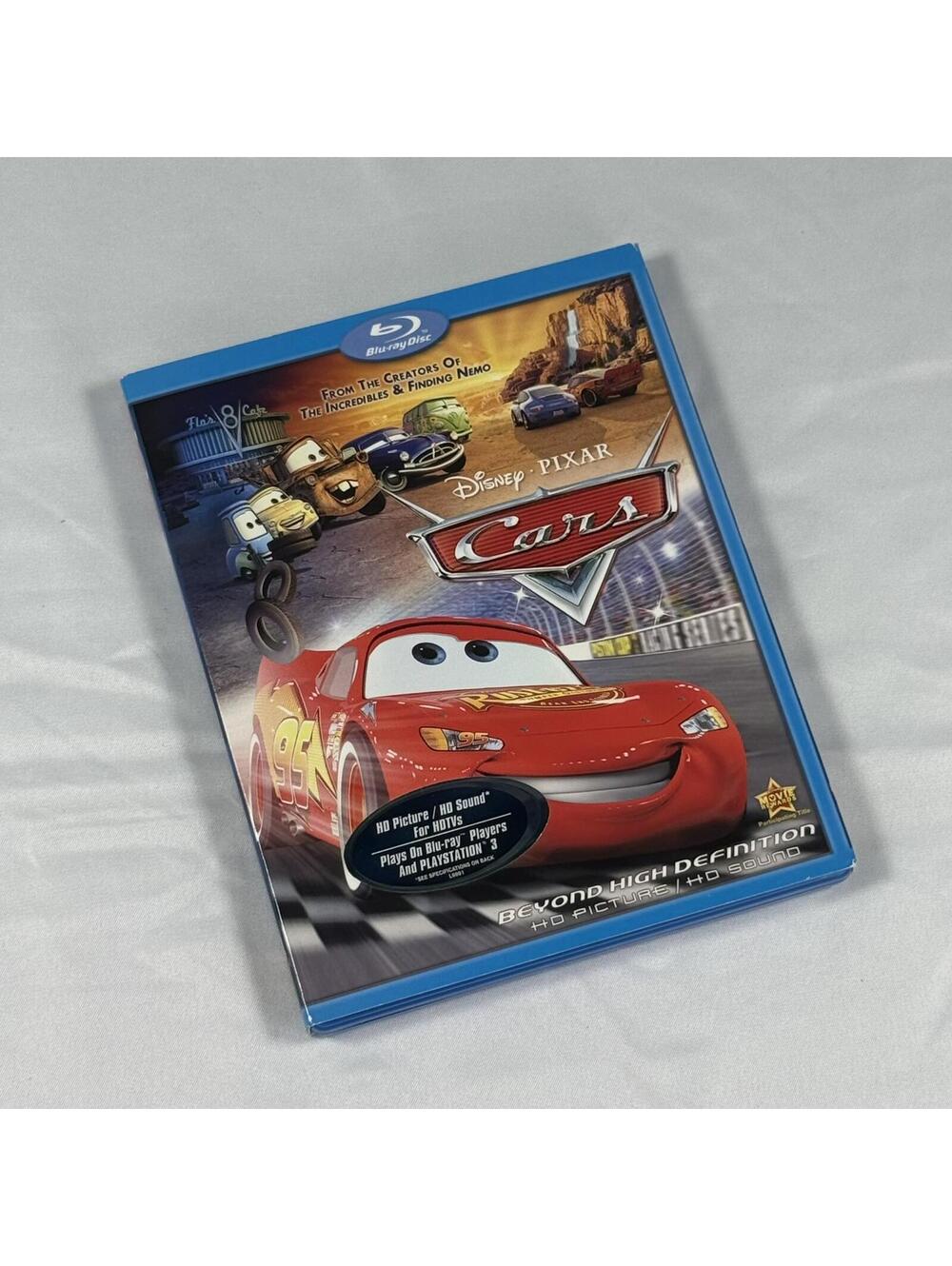 Disney Pixar Cars Blu-ray 2007 w/Slipcover Stock #54285
